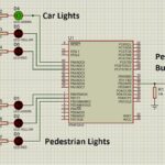 ATmega32按需行人过街交通灯Proteus仿真